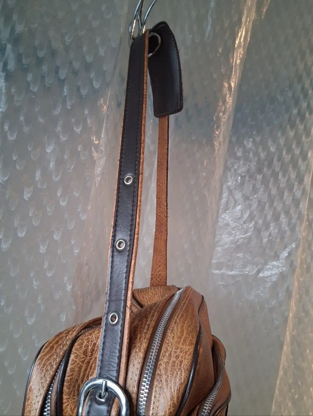 Three Star Men's Tan Shoulder Bag Preowned